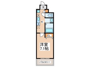 ラ・フォンテ難波南の物件間取画像